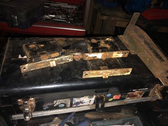 Antique door lock mechanisms