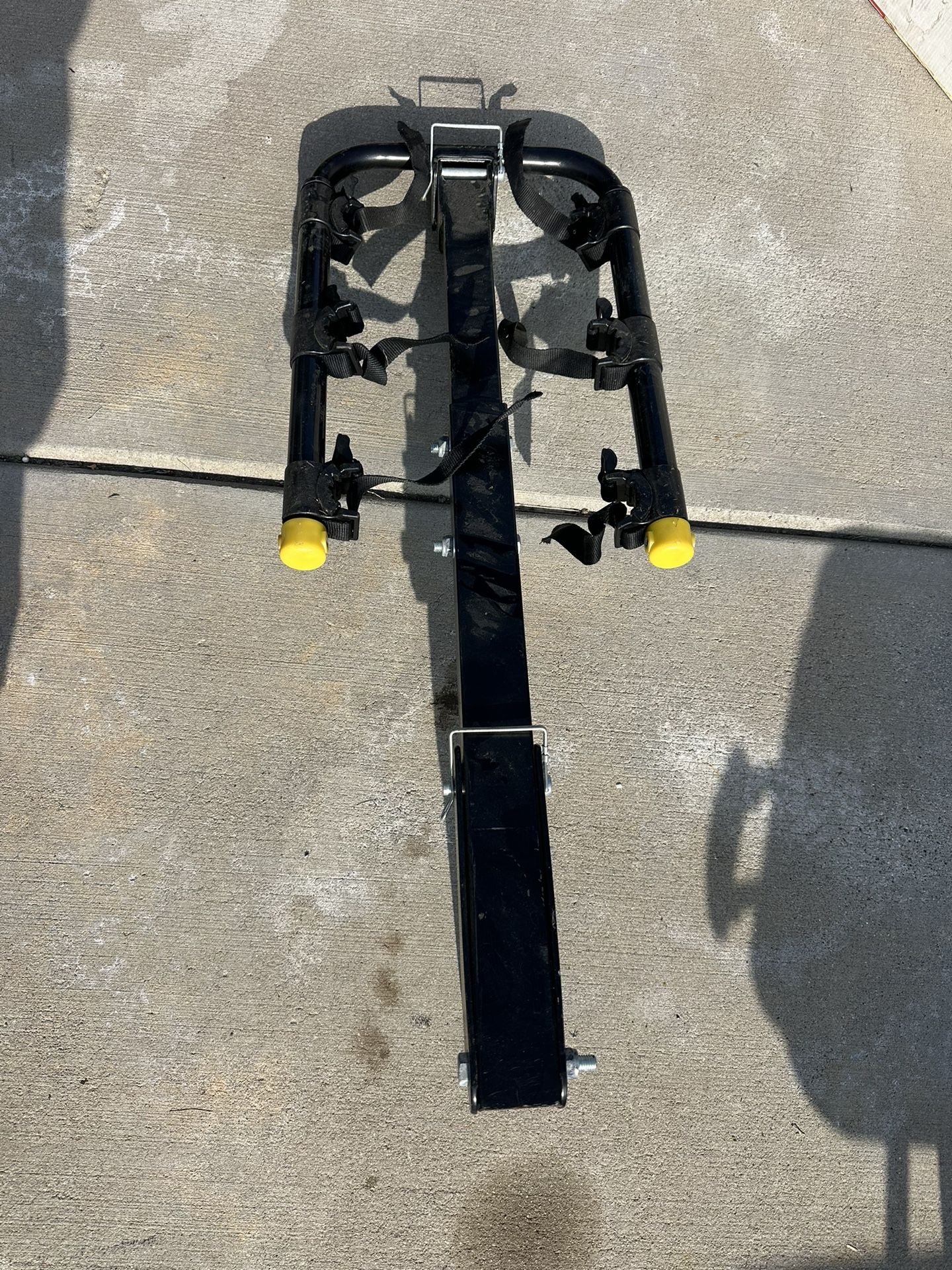 Tow hitch, bicycle rack