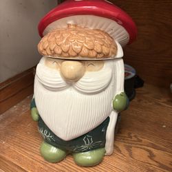 Gnome mushroom cookie jar from world market