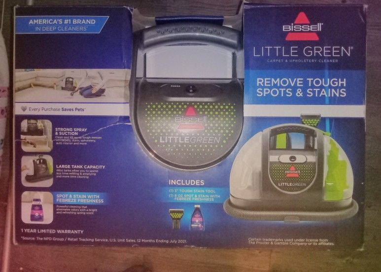 Bissell Little Green Carpet & Upholstery Cleaner For Sale