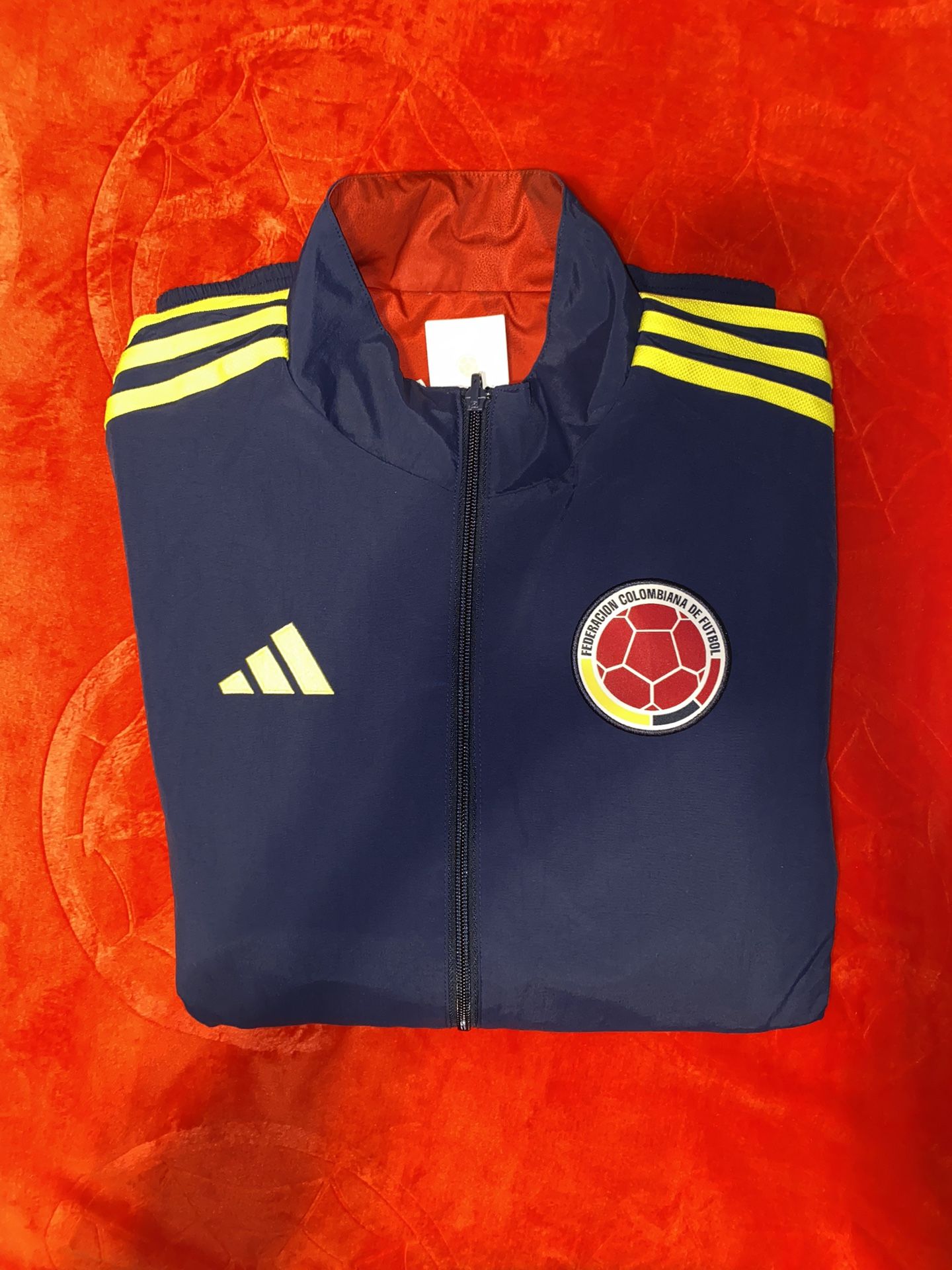 colombia fc adidas reversible jacket size S