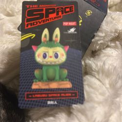Pop Mart The Monsters Space Adventures Series Labubu Space Alien collectible figure. 