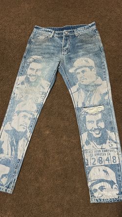 Asaali Jeans denim blue & Grey