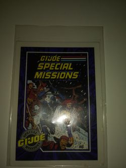 G.I Joe special missions card # 96