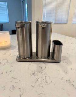 Simplehuman dual soap dispenser
