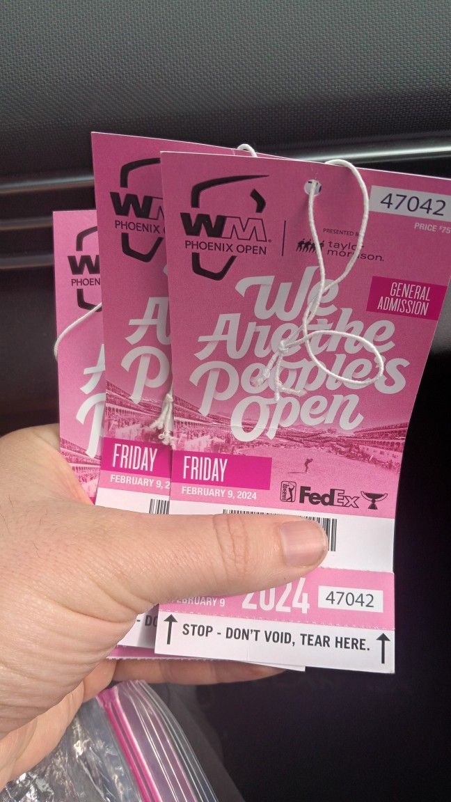 Friday Phoenix Open Tickets Ga