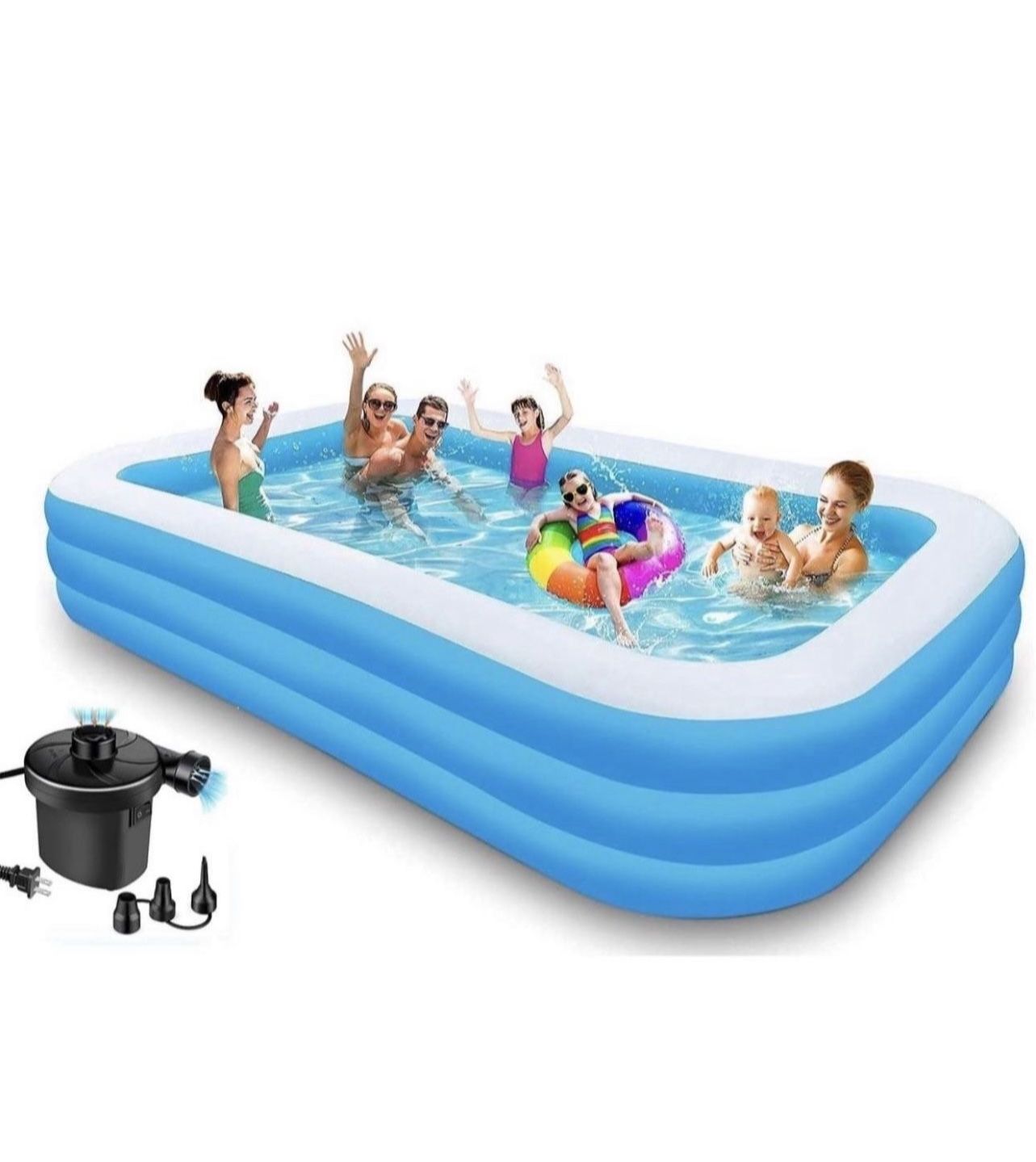 Inflatable Pool With Air Pump