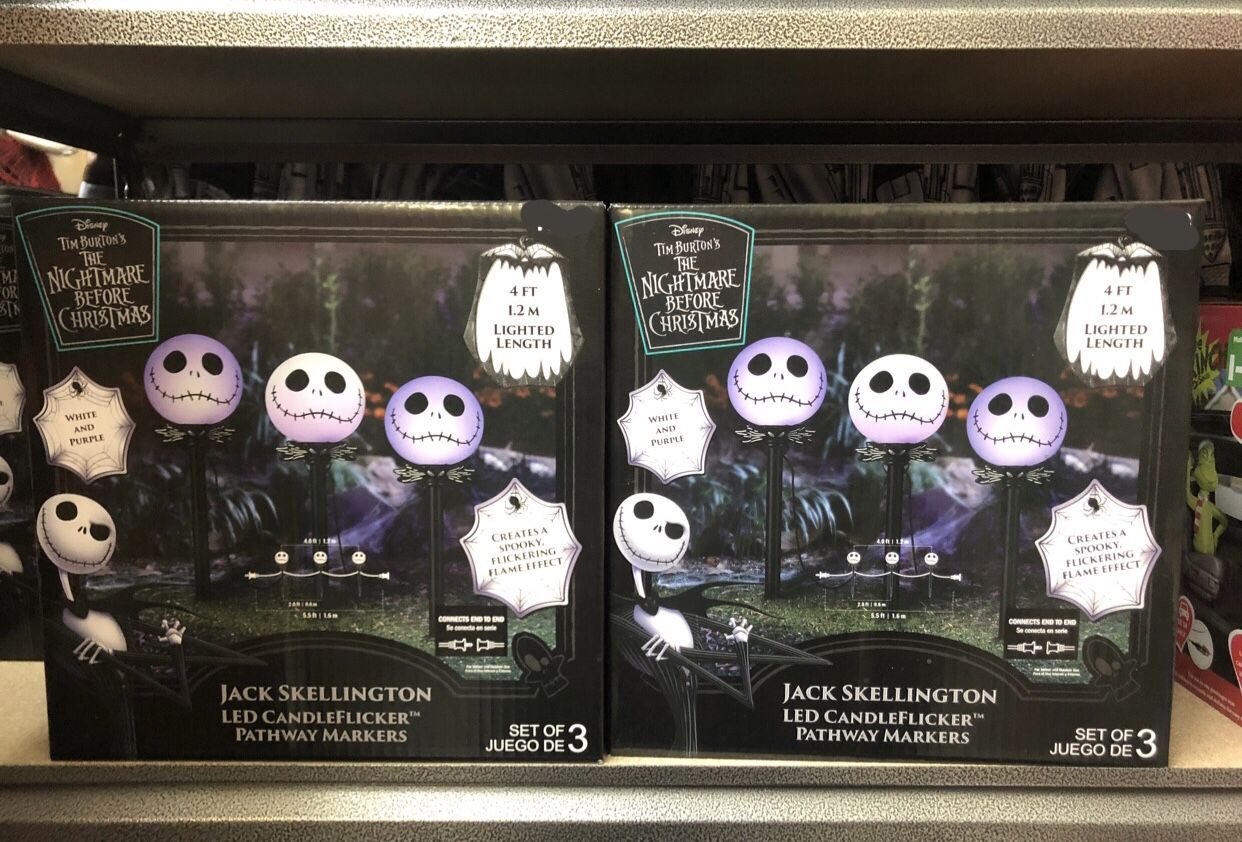 JACK SKELLINGTON nightmare before Christmas Halloween led lights