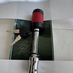 This item is  KN-200 trailer hitch pin lock. It features a 1/2-inch diameter suitable for Class I or II hitch receivers. The pin is secured 