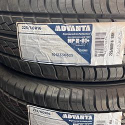 225/60/16 Advanta Tires