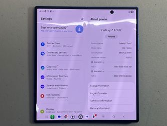 Samsung Galaxy Z Fold7 256GB Blue SM-F966U ~ Verizon