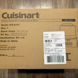 Cuisinart Ice Cream/Frozen Yogurt Maker