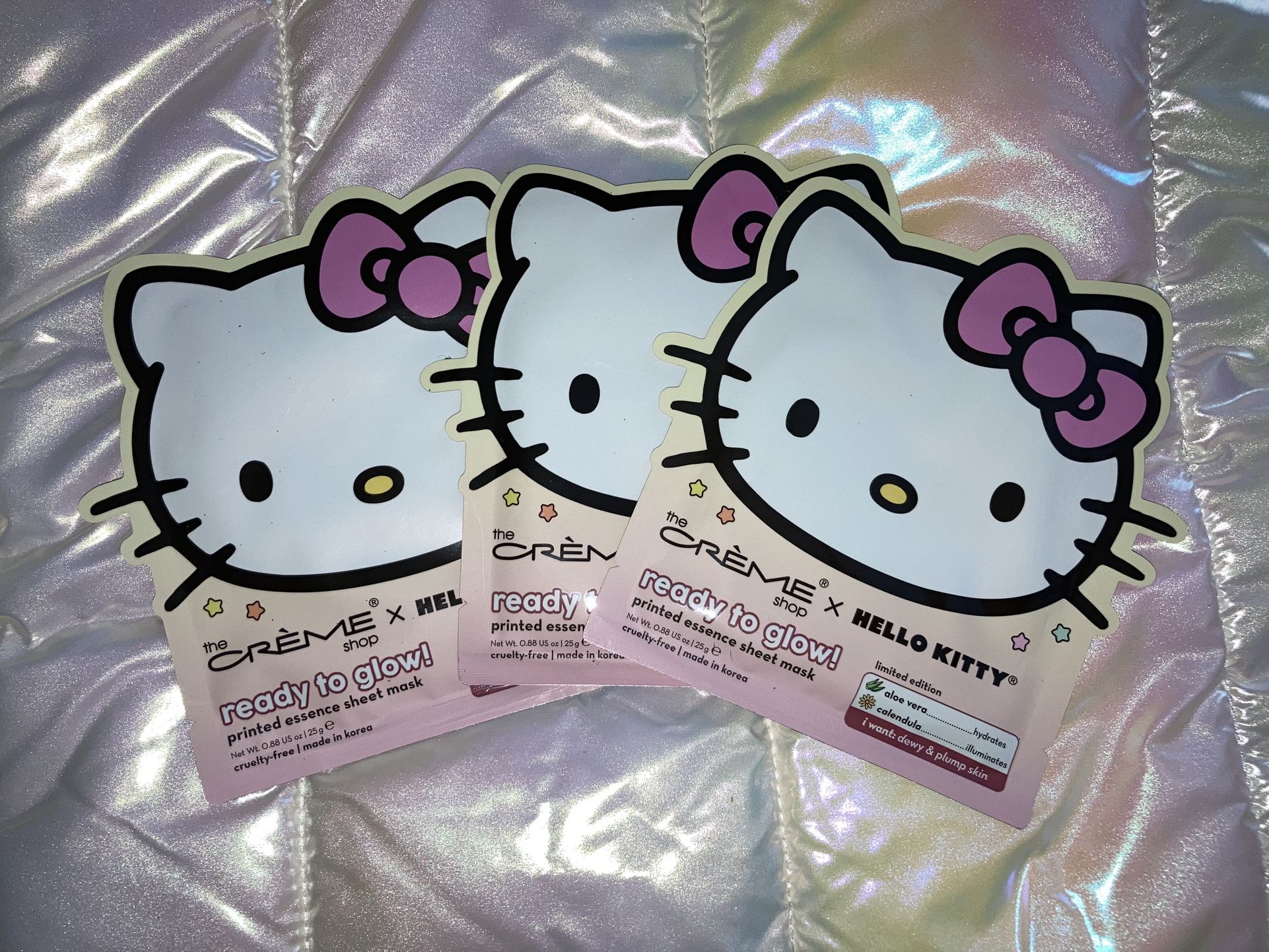 Pink Hello Kitty Face Masks