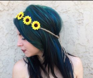 Sunflower Flower Crown Headband