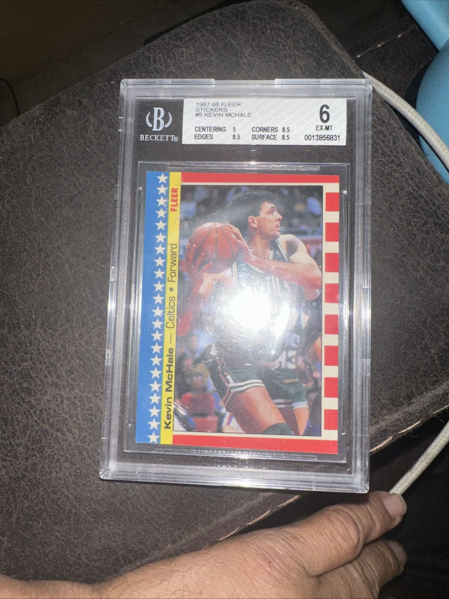 1987 GRADED SLABS CSG 6 & BECKETT 6 MCHALE & WILKINS BOTH SLABS For $50