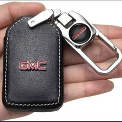 Fob Cover Genuine Leather Suit for GMC Yukon XL Yukon 2015-2020 (6 Buttons)