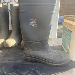 Tingley Steel Toe Rain Boots Men Size 11