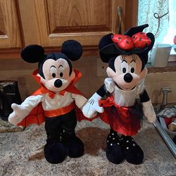 Disney Mickey Minnie Plush Set 20in