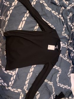 Black H&M Low Athletic Turtle Neck Size S