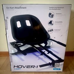Black Hoverboard Go Cart Buggie Kit Universal Fit