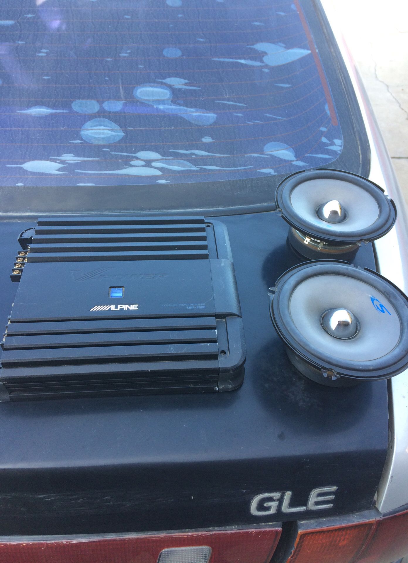 I got a alpine 4 channel amplifier mpr-f300 and 2 6-1/2 for sale $150 obo