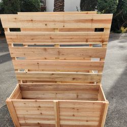 Planter Box W/privacy Fence