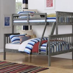 Twin full bunk bed