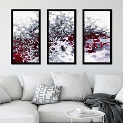 'Gods Amazing Love, John 3:17' by Mark Lawrence - 3 Piece Picture Frame Painting Print Set on Acrylic