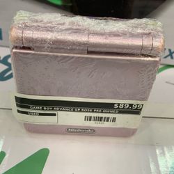 Game Boy Advance Sp Rose Pre Owned 