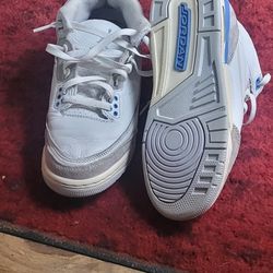 Baby Blue NIKE RETRO 3s Size 7y