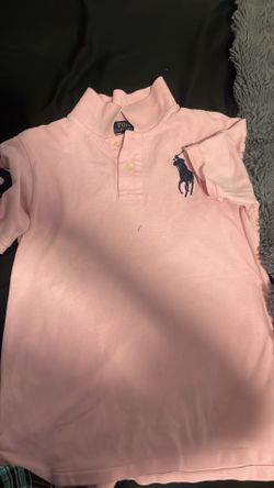 Polo Ralph Lauren pink shirt size large kids 13-14