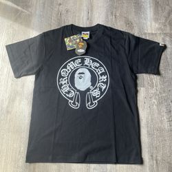 Bape X Crome Hearts Baby Milo Black Tee