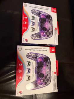 PDP Afterglow Wireless Deluxe Controller for Nintendo Switch 2 – 2 Pack