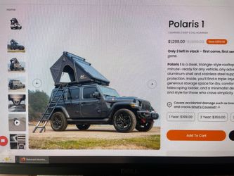 Roof top tent and awning