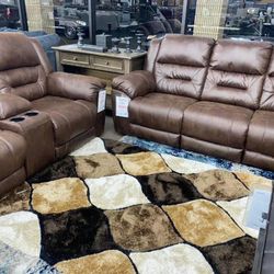 Reclining  Sofa Or Love Seat In Stock $799 Each Your Chaise 