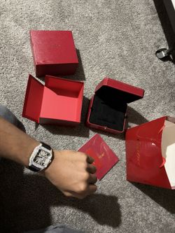 Cartier Watch With Black Band