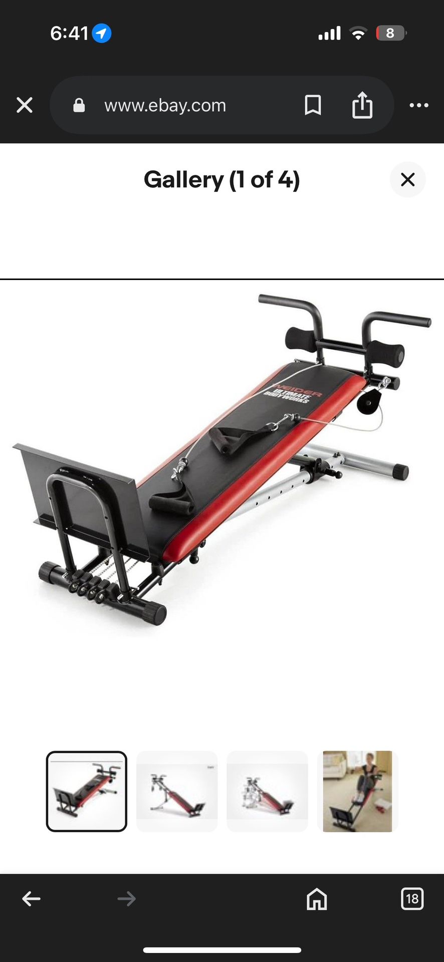 Work out exercise bench