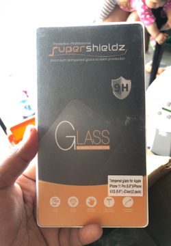 Tempered glass for Apple iPhone 11 Pro iPhone X/ca