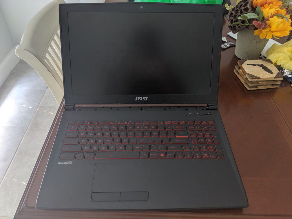 MSI GL62M gaming laptop 1050ti