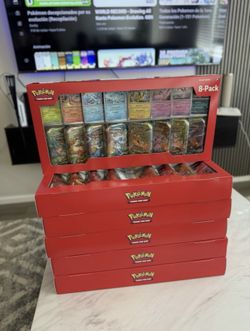 ⭐️Pokemon TCG Prismatic Evolutions Costco Mini Tins 8 Pack⭐️ PICK UP SAME DAY ✅-$150 EACH