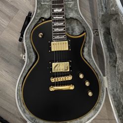 ESP LTD EC-1000 Duncan in Black Satin