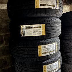 SET OF FOUR NEW TIRES 235/55/19 APLUS INCLUDING MOUNT AND BALANCE, ASK ME FOR SIZES AND BRANDS 
