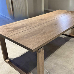 Modern wood table