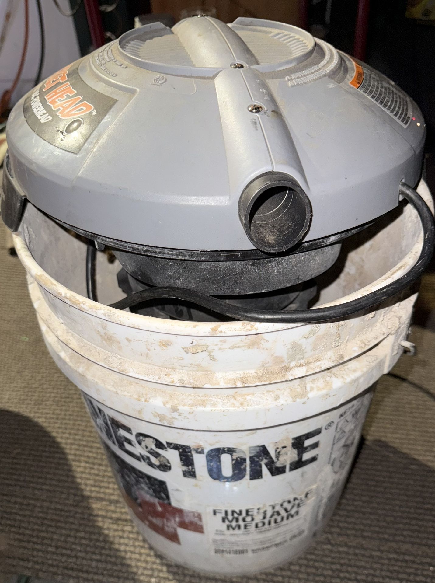 Bucket Head 5 Gallon Shop Vacuum (Missing Hose)