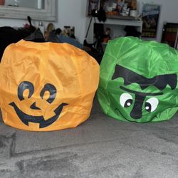 Vintage 90’s Halloween Collapsible Candy Buckets