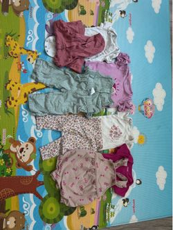 Baby Girl Clothing Bundle – 9 Pieces size 6M
