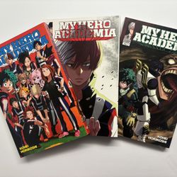 My Hero Academia (MHA) Manga Volume 4, 5, And 6.