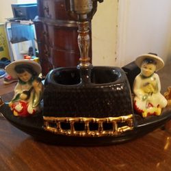 Antique Asian Porcelain Lamp