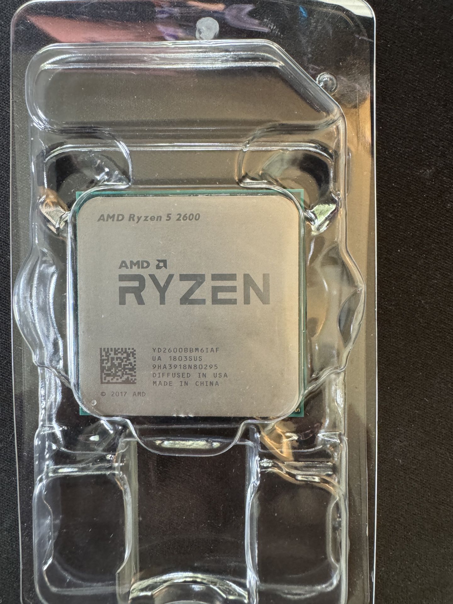 AMD Ryzen 5 2600 cpu