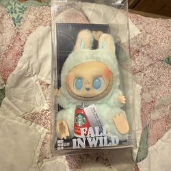 Mint Green Labubu Pop Mart The Monsters Vinyl Plush Doll Pendant